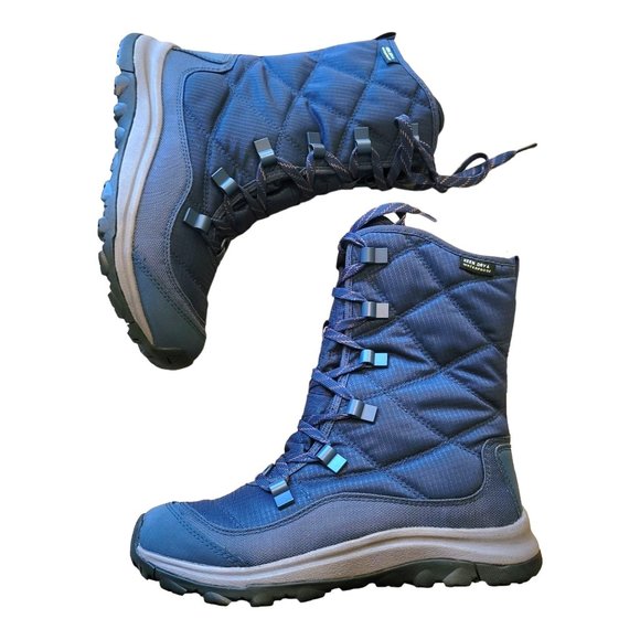 Keen Boots Woman's Size 5 Navy Blue Winter Boots Fleece Lined to -25 NWOB JJ3296 - Picture 1 of 10